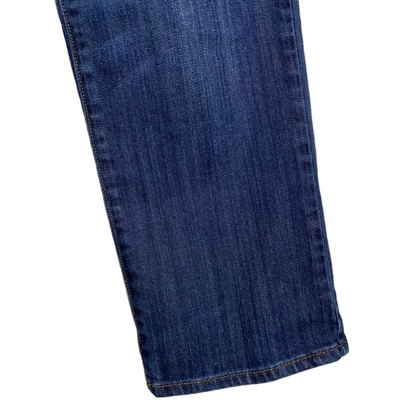 Lucky Brand Sweet N Crop Dark Blue Wash Mid Rise Jeans 10 - Picture 9 of 16